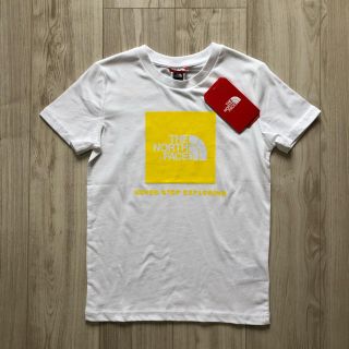 ザノースフェイス(THE NORTH FACE)のクリームパン様　専用　イエローボックスロゴTシャツ　140(Tシャツ/カットソー)