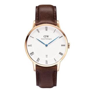 ダニエルウェリントン(Daniel Wellington)の【限定お値下げ】ダニエルウェリントン　日付表示　青針(腕時計(アナログ))