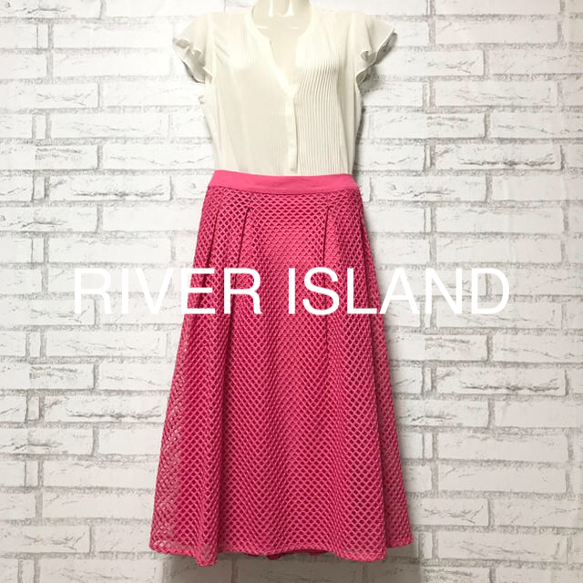 RIVER ISLAND(リバーアイランド)のRIVER ISLAND  格子　スカート レディースのスカート(ひざ丈スカート)の商品写真