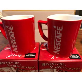 ネスレ(Nestle)のネスカフェ　赤マグ　新品未使用(グラス/カップ)