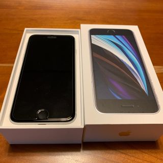 アップル(Apple)の超美品　iPhone SE2 ホワイト 128GB(スマートフォン本体)