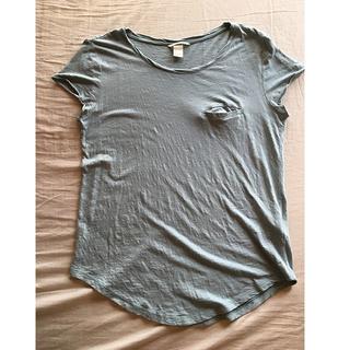 エイチアンドエム(H&M)のH&M　ブルーグリーンTシャツ　S(Tシャツ(半袖/袖なし))