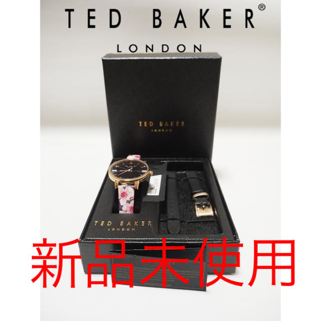 腕時計【新品未使用】TED BAKER テッドベーカー 花柄 腕時計