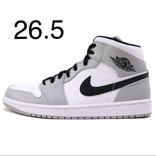 26.5cm NIKE AIR JORDAN 1 MID ジョーダン グレー