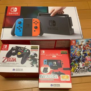 ニンテンドースイッチ(Nintendo Switch)のswitch スマブラセット(家庭用ゲーム機本体)