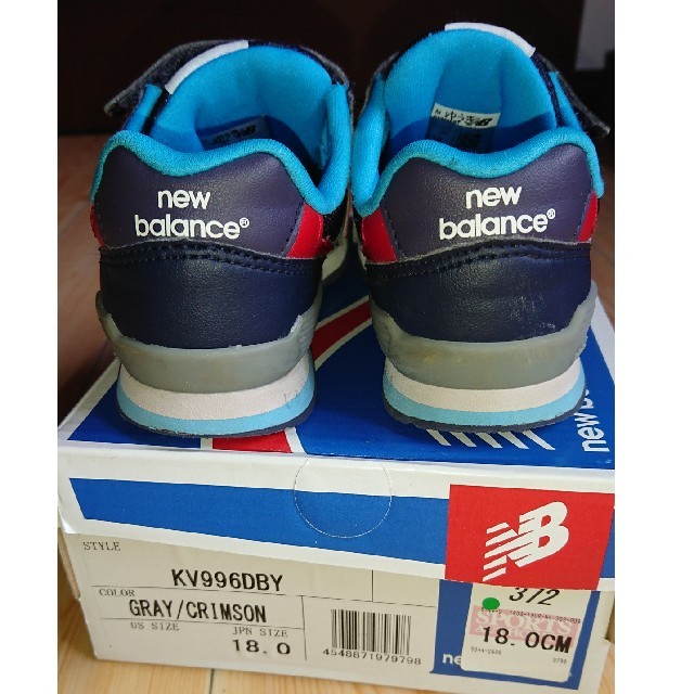 New Balance(ニューバランス)のnew balance  KV996  18ｾﾝﾁ キッズ/ベビー/マタニティのキッズ靴/シューズ(15cm~)(スニーカー)の商品写真