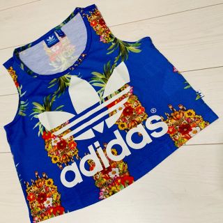 アディダス(adidas)のadidas タンクトップ　パイナップル柄(タンクトップ)