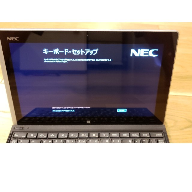 NEC(エヌイーシー)のNEC Versapro VK18V/T Windowsタブレット スマホ/家電/カメラのPC/タブレット(タブレット)の商品写真