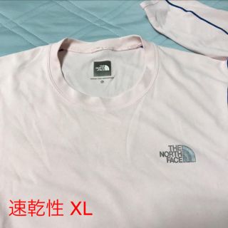 ザノースフェイス(THE NORTH FACE)の訳あり THE NORTH FACE 速乾性ロンT 薄ピンク(Tシャツ/カットソー(七分/長袖))