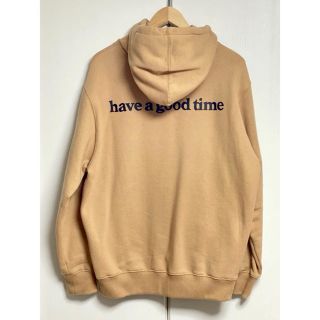 have a good time logo hoodie (Beige)(パーカー)