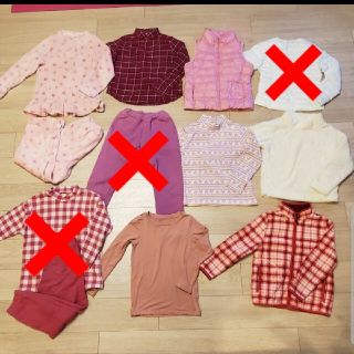 ユニクロ(UNIQLO)の130 女の子　まとめ売り　ユニクロ　冬物(その他)