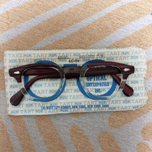 デッド 50s TART OPTICAL ARNEL アーネル ロンハーマンアメリカンオプティカル