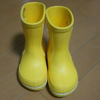 クロックス(crocs)の長靴 クロックス crocs 黄色 イエロー 約16.0㎝(長靴/レインシューズ)