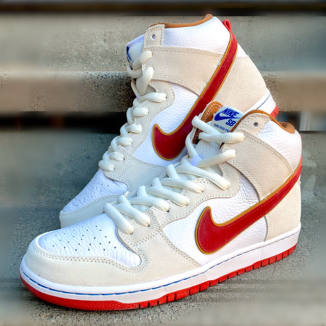 NIKE(ナイキ)の【26㎝】NIKE SB DUNK HIGH PRO SAIL/CRIMSON メンズの靴/シューズ(スニーカー)の商品写真