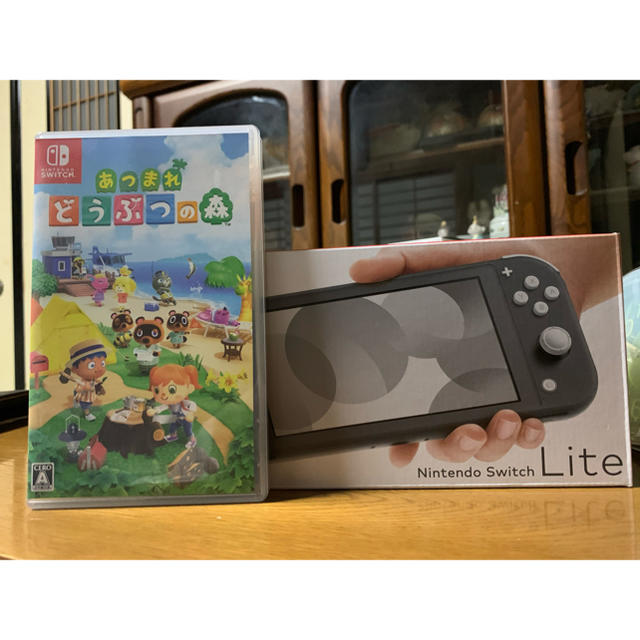 スイッチライト任天堂　switch lite あつまれどうぶつの森セット