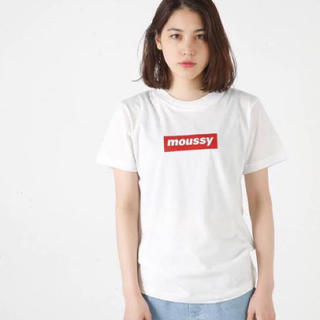 マウジー(moussy)のmoussy BOXロゴTシャツ(Tシャツ(半袖/袖なし))
