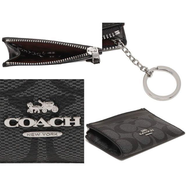 COACH(コーチ)の半額以下！　キーリング付きコインケース 兼パスケース　F88208 メンズのファッション小物(コインケース/小銭入れ)の商品写真