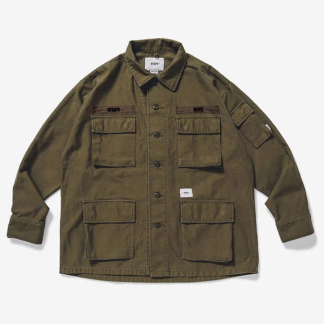 WTAPS JUNGLE LS 01 / SHIRT. COTTON Mサイズメンズ