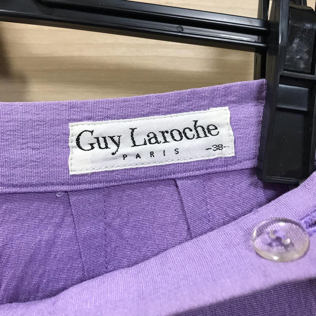 Guy Laroche(ギラロッシュ)のUSED フランス製 GUY LAROCH ラベンダーカラーのスキニーパンツ レディースのパンツ(スキニーパンツ)の商品写真