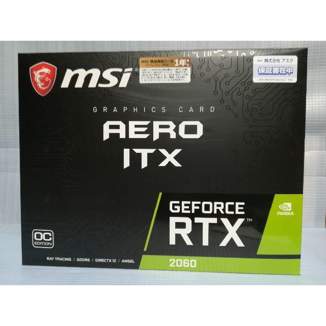 新品MSIグラフィックボードGeForce RTX 2060 AERO ITX
