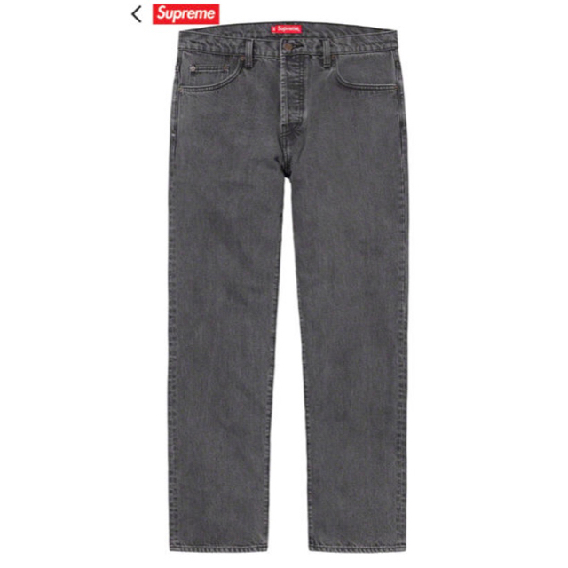 【新品・34】supreme Washed Regular Jean 20ss