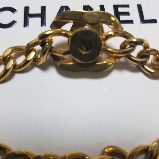 CHANEL(シャネル)のCHANEL　ジャンク訳あり品！CoCoマークチェーンブレスレット特典付き　 レディースのアクセサリー(ブレスレット/バングル)の商品写真