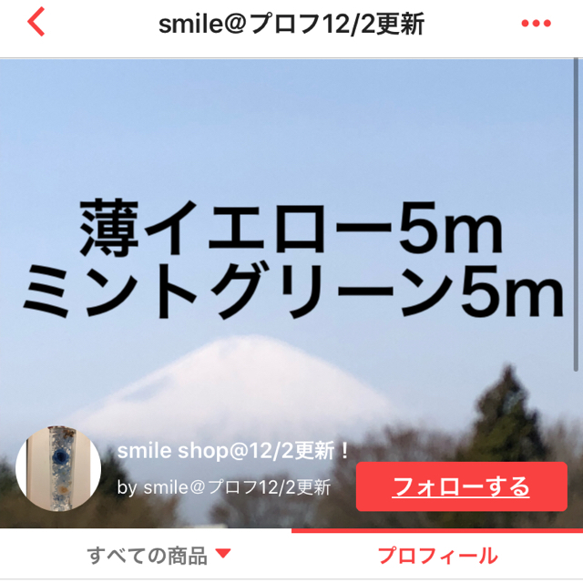 マスクゴム　薄イエロー、ミントグリーン各5m ハンドメイドの素材/材料(各種パーツ)の商品写真