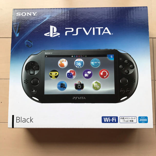 PlayStation Vita Wi-Fiモデル ブラック PCH-2000 - 携帯用ゲーム機本体