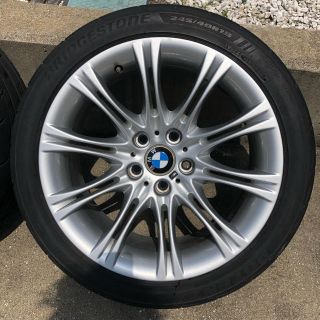 ビーエムダブリュー(BMW)のBMW Mスポーツアルミセット美品送料込み(タイヤ・ホイールセット)