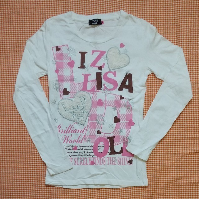 LIZ LISA doll(リズリサドール)のLIZLISA DOLL  長袖Tシャツ M ホワイト レディースのトップス(Tシャツ(長袖/七分))の商品写真