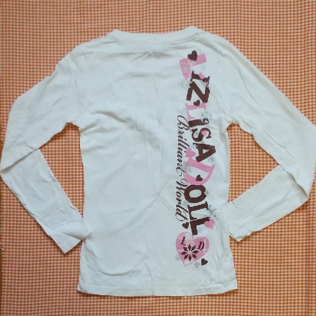 LIZ LISA doll(リズリサドール)のLIZLISA DOLL  長袖Tシャツ M ホワイト レディースのトップス(Tシャツ(長袖/七分))の商品写真