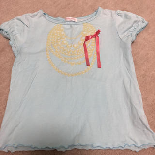 シャーリーテンプル(Shirley Temple)のTシャツ　シャーリーテンプル　140 女の子　水色　半袖(Tシャツ/カットソー)