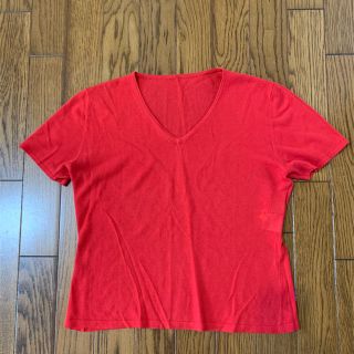 トラサルディ(Trussardi)のトップス　Tシャツ　赤　トラサルディ(Tシャツ(半袖/袖なし))