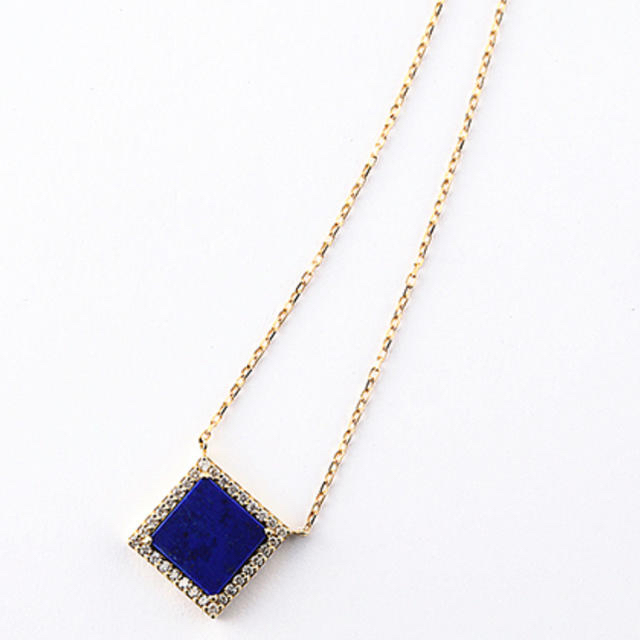 かなりのお値下げ！エナソルーナ☆Square lapis necklace