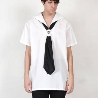 ミルクボーイ(MILKBOY)のmilkboy MARINE SHIRTS セーラーシャツ ホワイト(シャツ)