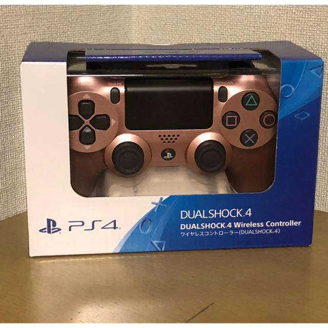 新品未開封 PS4 ワイヤレスコントローラー DUALSHOCK4 ゴールド