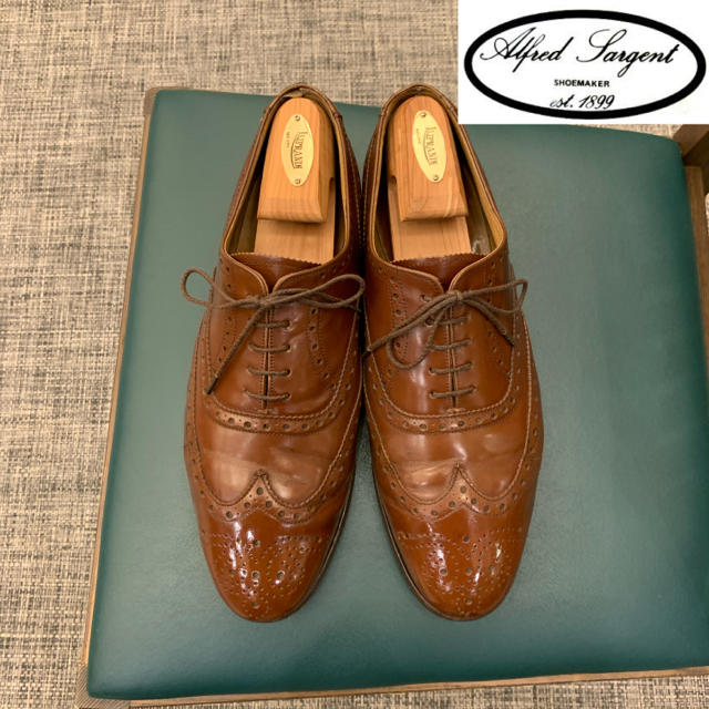 Alfred Sargent(アルフレッドサージェント)の英国老舗《Alfred Sargent》ウイングチップ9.5 メンズの靴/シューズ(ドレス/ビジネス)の商品写真