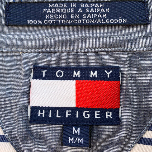 TOMMY HILFIGER(トミーヒルフィガー)のトミーヒルフィガー マルチストライプ ボタンシャツ 90s ゆるだぼ かわいい メンズのトップス(シャツ)の商品写真