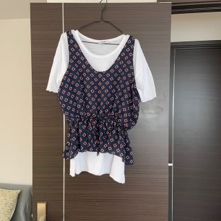 ザラ(ZARA)のZARA うきわ柄 tops(タンクトップ)