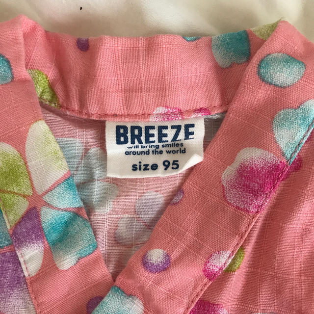 BREEZE(ブリーズ)の女の子甚平 BREEZE95cm キッズ/ベビー/マタニティのキッズ服女の子用(90cm~)(甚平/浴衣)の商品写真