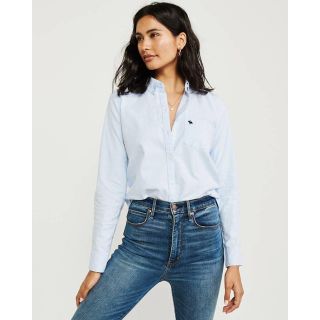 アバクロンビーアンドフィッチ(Abercrombie&Fitch)のAbercrombie & Fitch アバクロ ストライプシャツ(シャツ/ブラウス(長袖/七分))