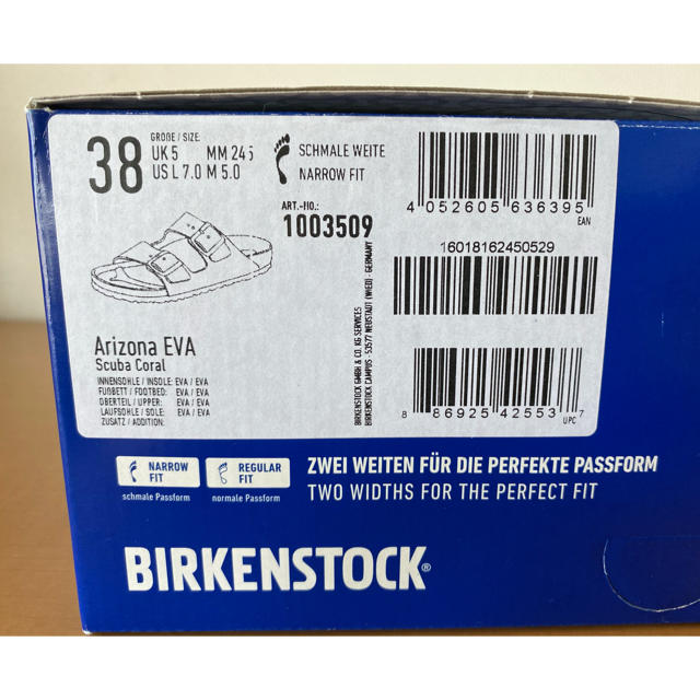 BIRKENSTOCK(ビルケンシュトック)の【SALE】BIRKENSTOCK  アリゾナEVA  38 レディースの靴/シューズ(サンダル)の商品写真