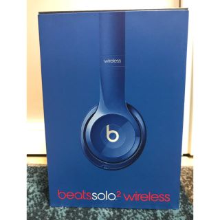 ビーツバイドクタードレ(Beats by Dr Dre)のBeats by Dr Dre SOLO2 WIRELESS BLUE(ヘッドフォン/イヤフォン)