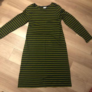 マリメッコ(marimekko)の【marimekko】ボーダーワンピース(ひざ丈ワンピース)