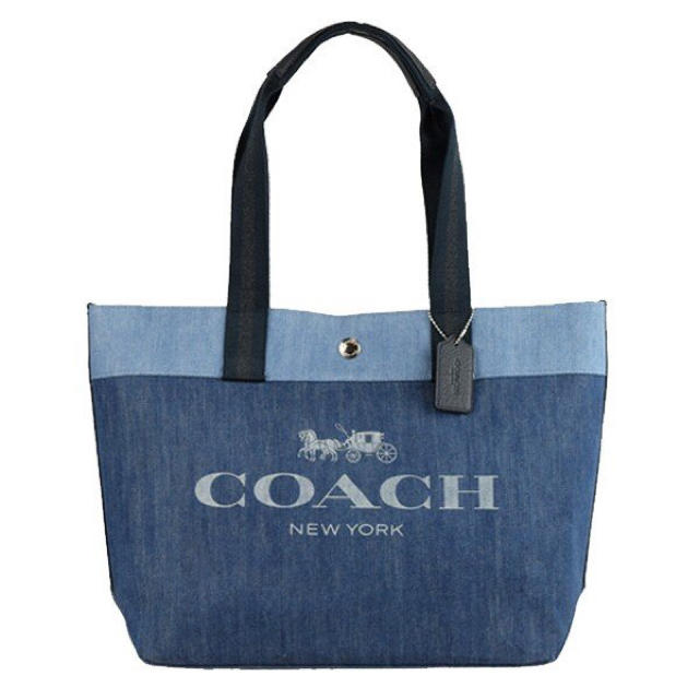 【新品】COACH コーチ デニム トートバッグ