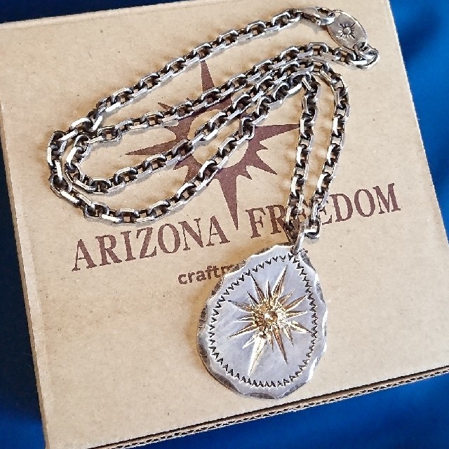 ARIZONA FREEDOM(アリゾナフリーダム)の定価66600円❇️K18 太陽神 ネックレス  アリゾナフリーダム メンズのアクセサリー(ネックレス)の商品写真