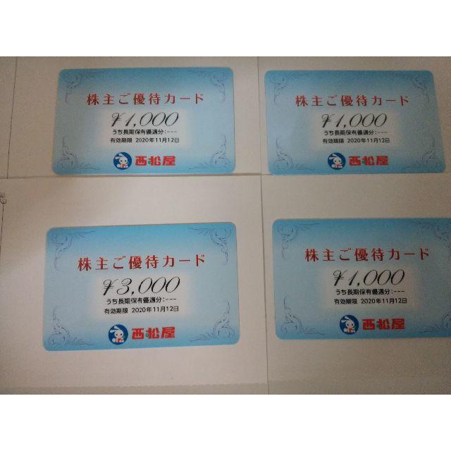匿名配送 西松屋優待カード ６０００円分 - ショッピング