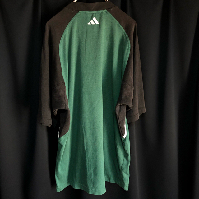 adidas(アディダス)の90’s 古着 Adidas パフォーマンスロゴ スリーライン Tシャツ メンズのトップス(Tシャツ/カットソー(半袖/袖なし))の商品写真