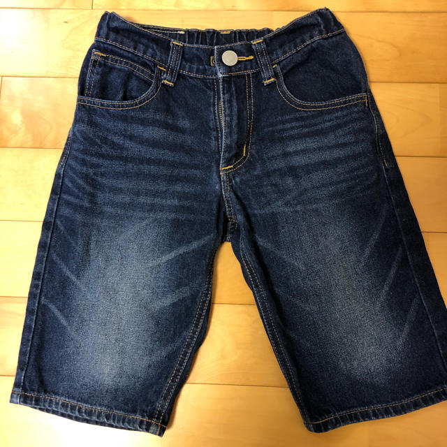 EDWIN(エドウィン)のEDWIN デニムハーフパンツ　140 キッズ/ベビー/マタニティのキッズ服男の子用(90cm~)(パンツ/スパッツ)の商品写真