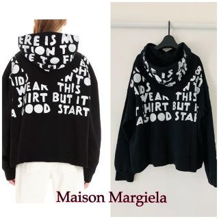 マルタンマルジェラ(Maison Martin Margiela)のmaison margiela メゾンマルジェラ☆プリントフーディ パーカー(パーカー)